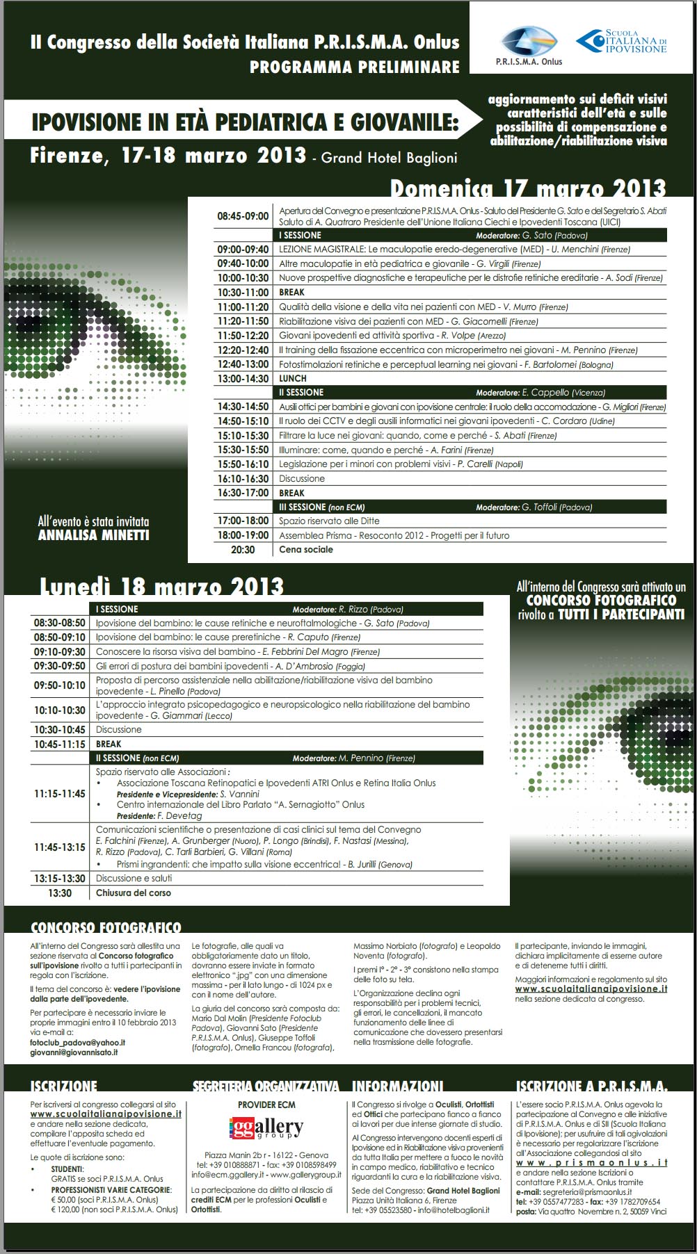 Locandina secondo congresso prisma